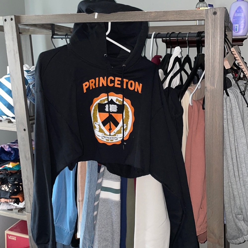 Gold Rush Princeton cropped hooded sweatshirt size Large